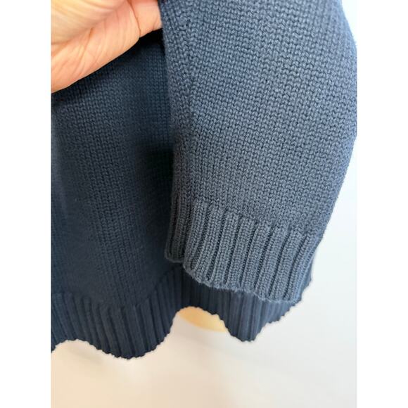 Lauren Ralph Lauren Vintage Womens Blue Est 67 Logo Knit Sweater Sz S - Picture 3 of 9